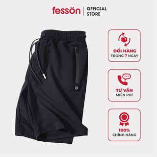 Quần Short Đùi Thể Thao nam form rộng chất đẹp thoáng mát thấm hút mồ hôi, quần tập gym fesson BHOP1010