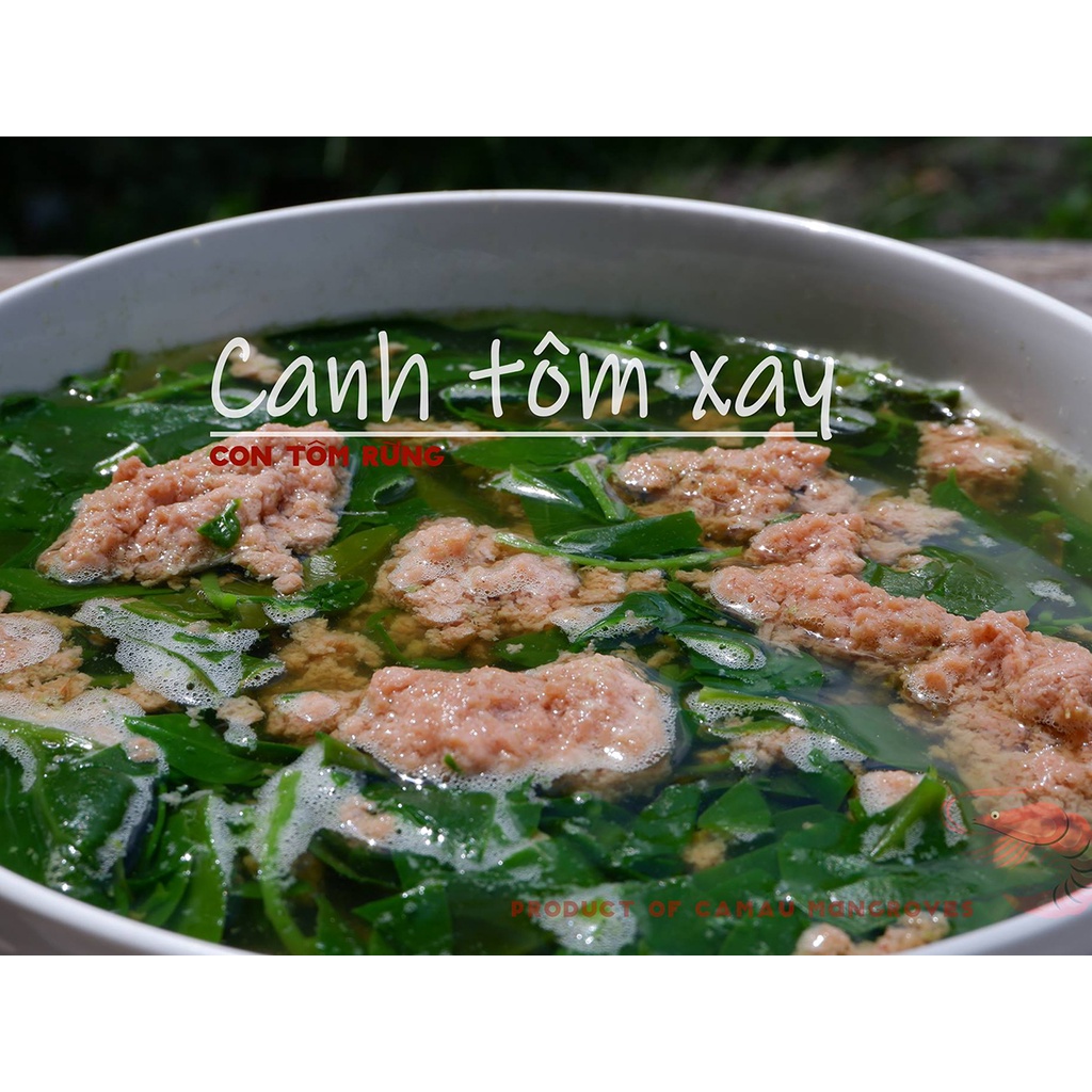 Riêu Tôm Xay Nhuyễn Đặc Sản Cà Mau - Con Tôm Rừng - 150g