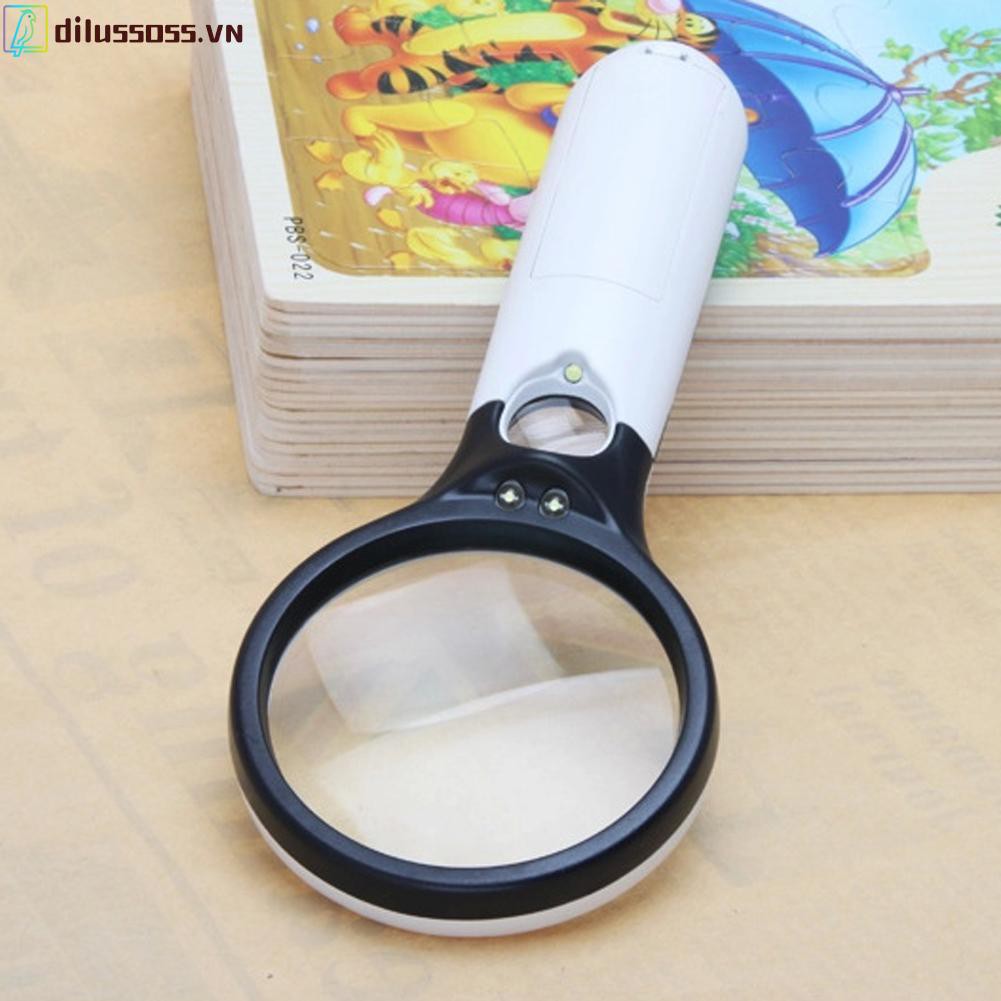 Kính Lúp Cầm Tay Có Đèn Led Tiện Dụng