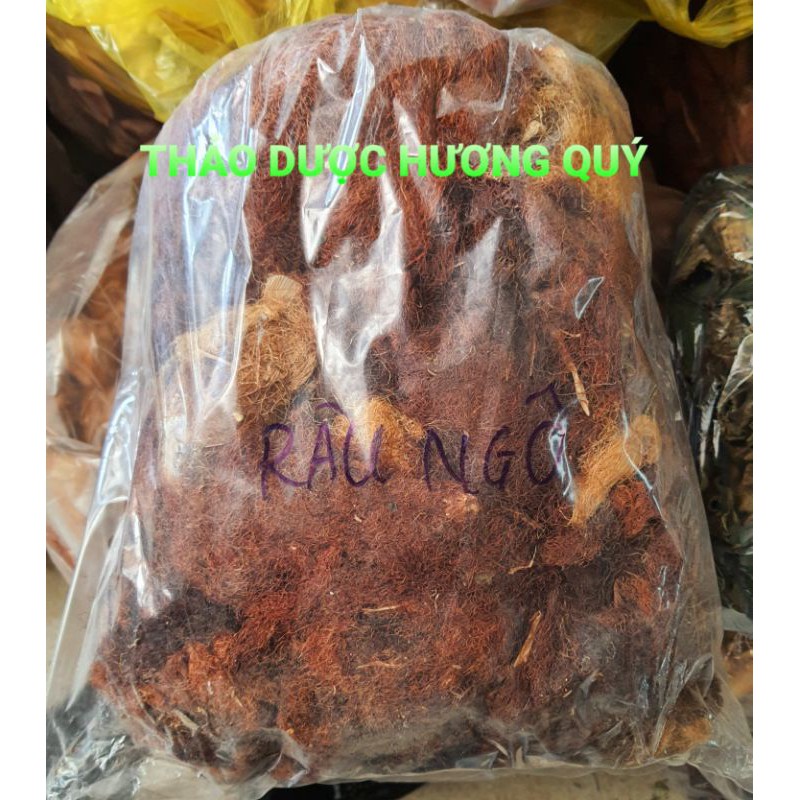 1 KG RÂU NGÔ (RÂU BẮP) PHƠI KHÔ, SẠCH