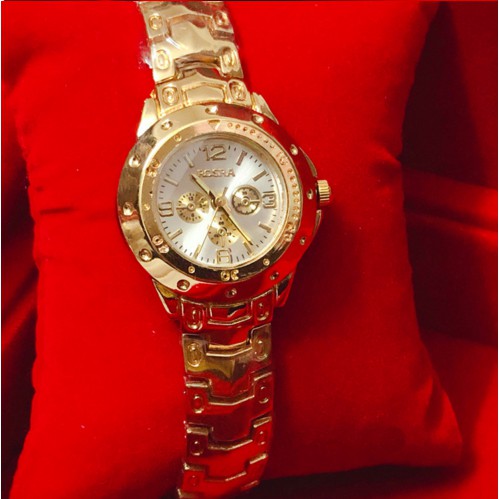 ĐỒNG HỒ CẶP ĐÔI NAM NỮ ROSRA NEW ARRIVAL VÀNG MẶT TRẮNG D307B CỰC ĐẸP | BigBuy360 - bigbuy360.vn