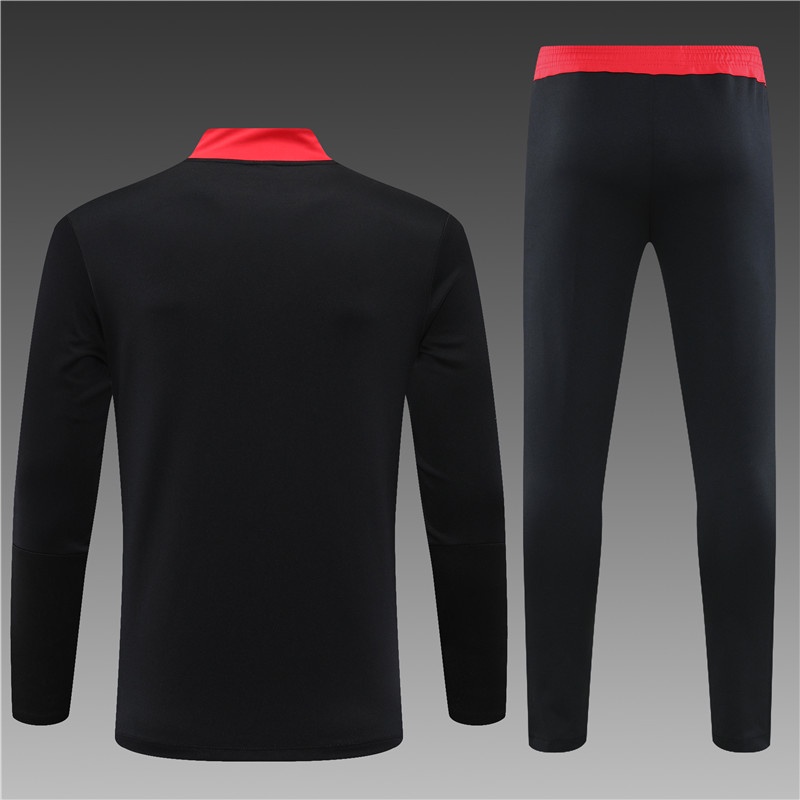 Bộ Đồng Phục Đá Banh Tay Dài Có Khóa Kéo Thời Trang Thu Đông Cho Nam