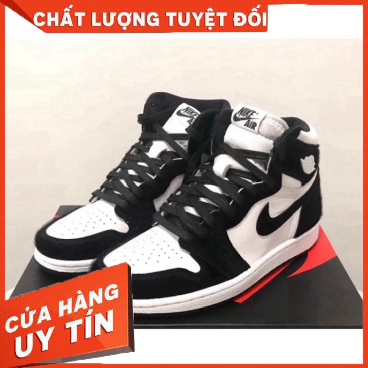 Giày jordan PANDA Giày Thể Thao Jordan cao cổ Đen Trắng nam nữ, giày jd Cổ Cao Hot Tre - Hàng nhập khẩu