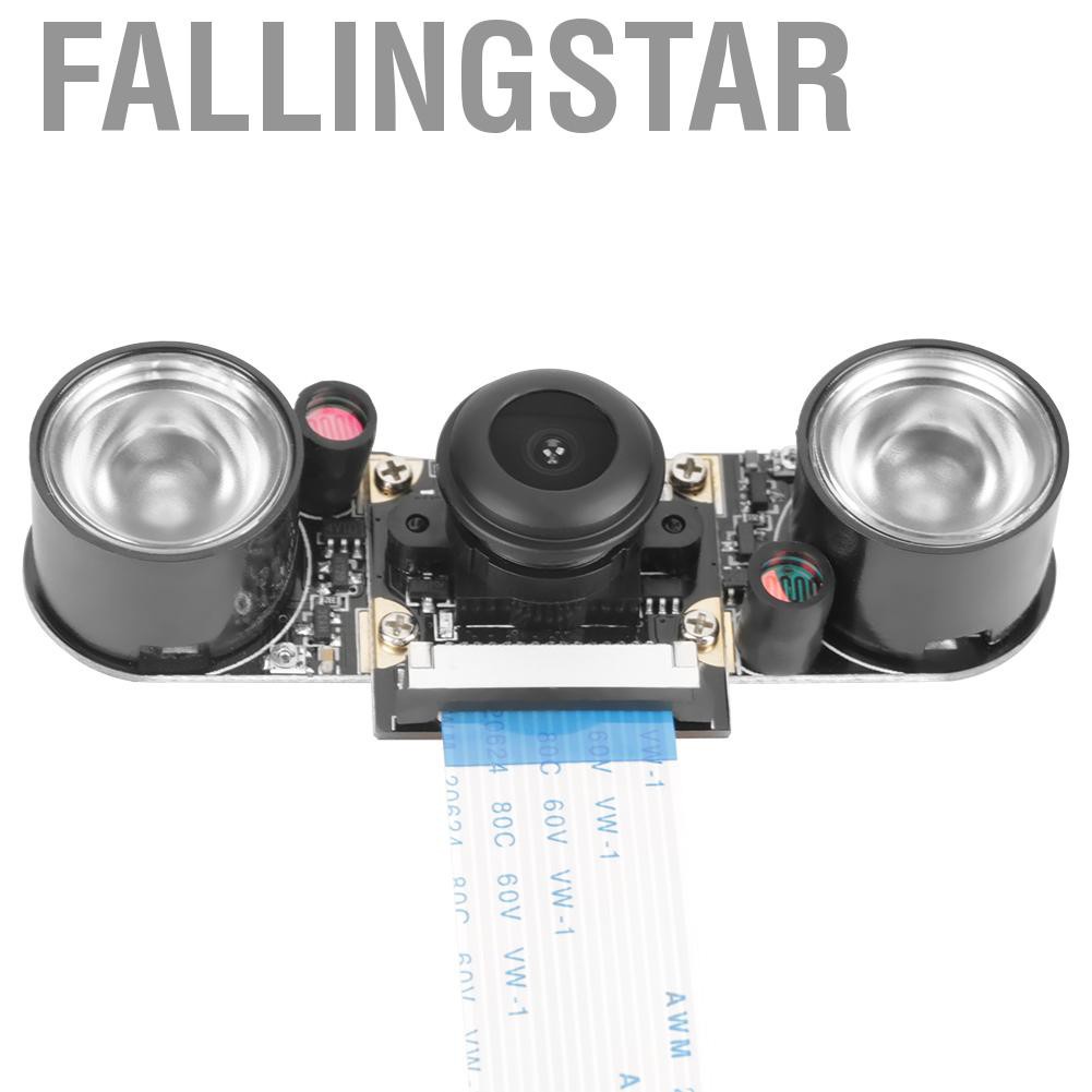 Fallingstar 5 Million Pixels Night Vision 130° Viewing Angle Camera Module Board For Raspberry Pi B 3/2