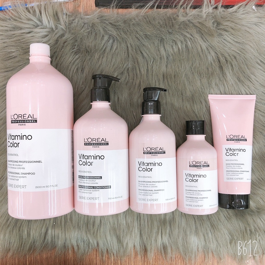 Dầu gội chăm sóc tóc nhuộm LOreal Vitamino Color A-OX Pro Salon 500ml