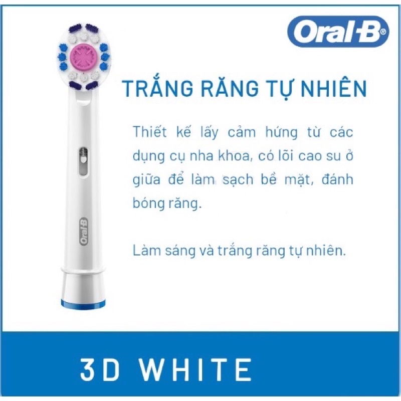 6 Đầu Thay Bàn Chải Điện Oral B Hộp Lớn Siêu Tiết Kiệm