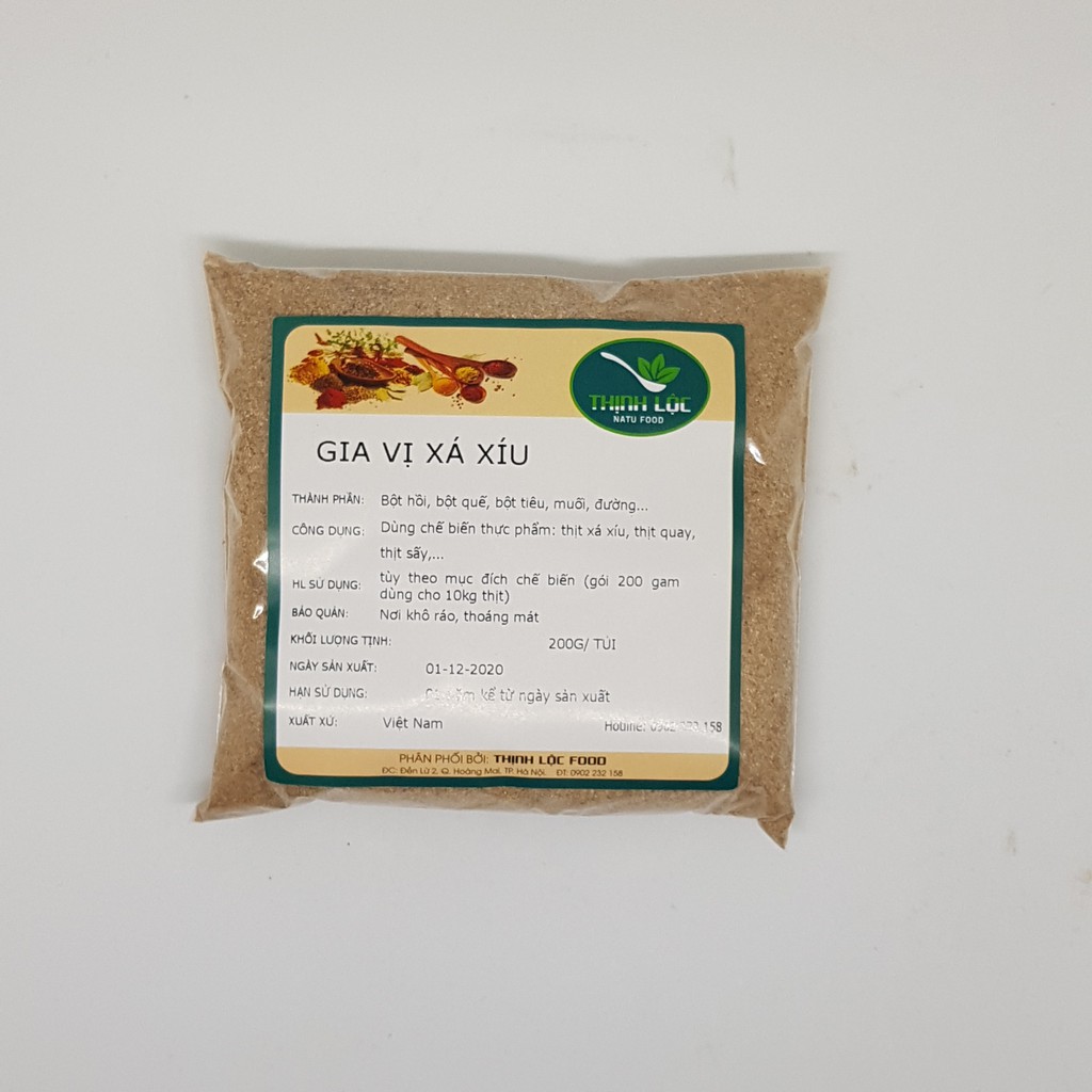 Gia vị xá xíu Thịnh Lộc - Gói 200gr - Gia truyền đặc biệt