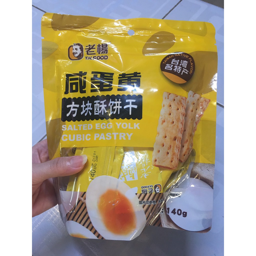 BÁNH QUY TRỨNG MUỐI TKFOOD Đài Loan 230g/140g