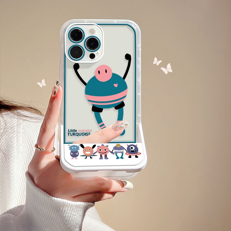 Ốp Điện Thoại Silicon Mềm Trong Suốt Chống Sốc Có Giá Đỡ Cho IPhone 11 12 13 Pro Max XS X XR 7 8 6 6S Plus