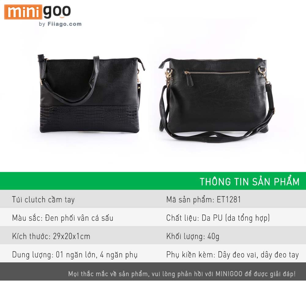 [TRỢ GIÁ] Túi Cầm Tay Nam Thời Trang Hàn Quốc ETONWEAG ET1281 | BigBuy360 - bigbuy360.vn