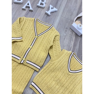 Set 3ct bộ len cho bé sz 3m-2y