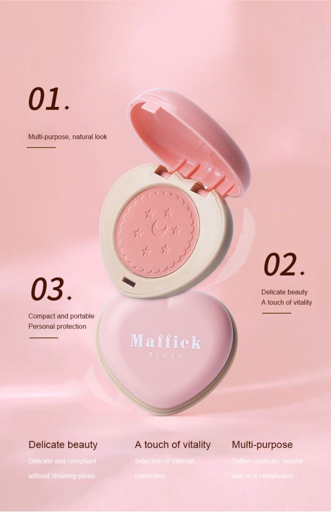 Má Hồng Trái Tim MAFFICK LOVE COOKIE BLUSH Dạng Phấn KK | BigBuy360 - bigbuy360.vn