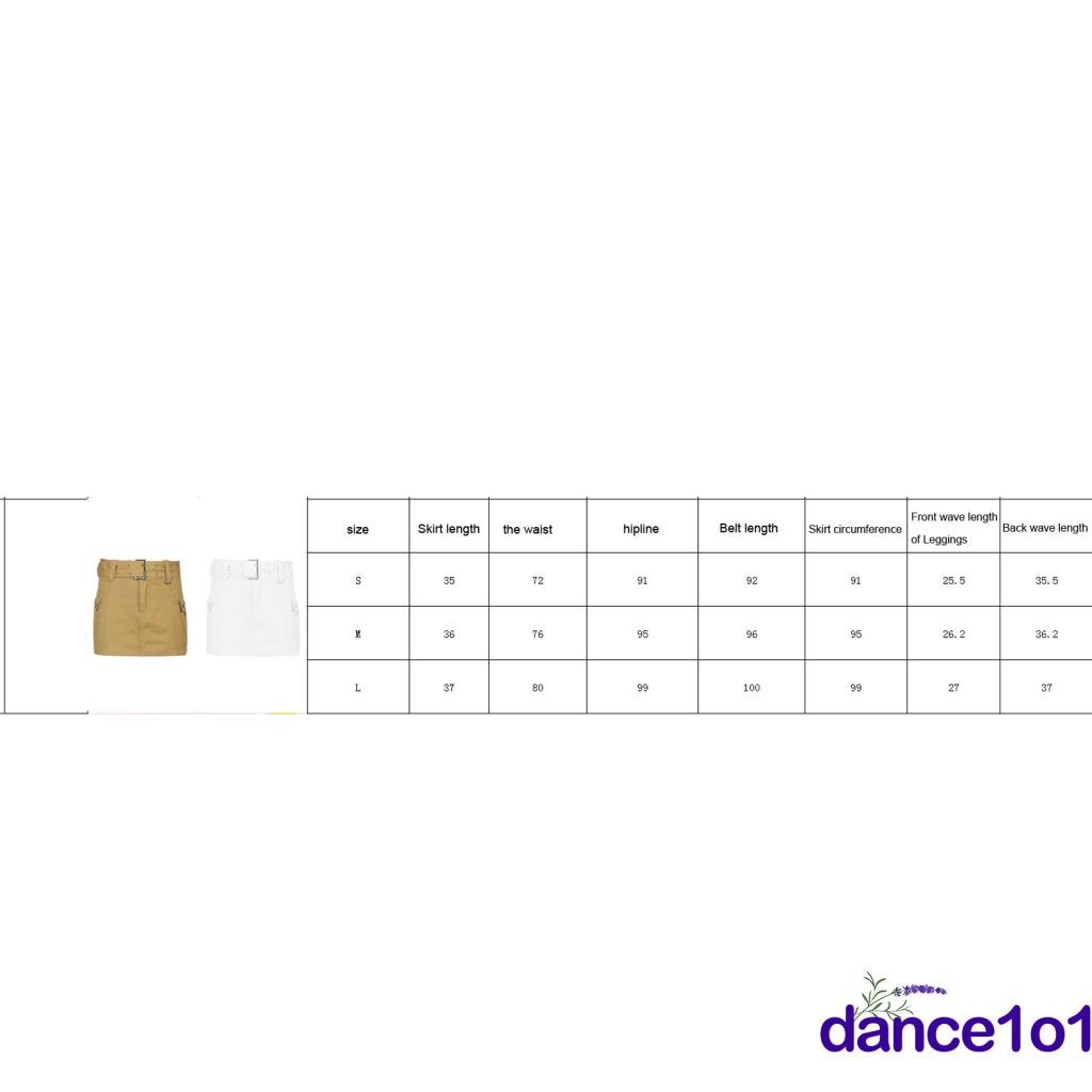 dance1o1-Women´s Mid Waist Solid Color Bodycon Belted Mini Skirt