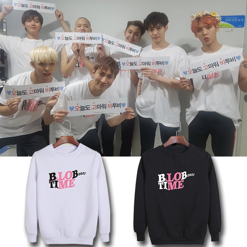 Áo hoodies chui cổ BTOB 2017 TIME