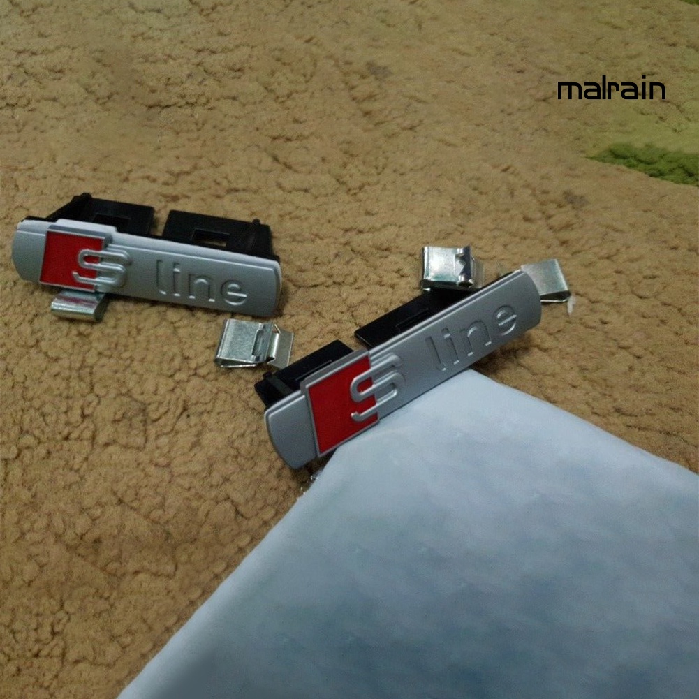 Decal Chữ Ma Sline Dán Trang Trí Xe Hơi Audi