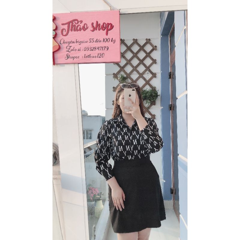 Áo Sơ mi bigsize 60 đến 90 ký