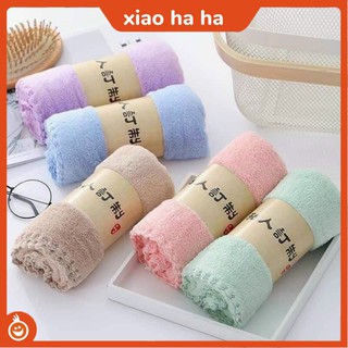 Khăn mặt hàn quốc siêu mềm mại siêu thấm hút 50x30cm | khăn mặt lông cừu | khăn cotton