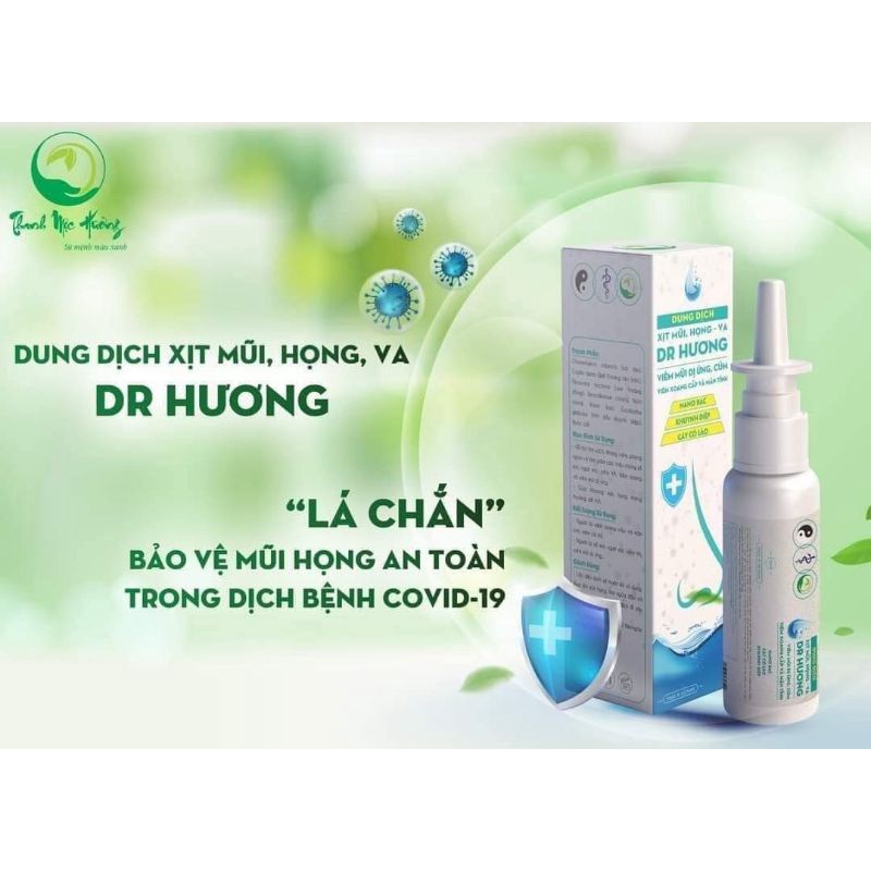 Xoang Thanh Mộc Hương, Dung Dịch Xịt Mũi Họng VA Dr Hương Thanh Mộc Hương mẫu mới