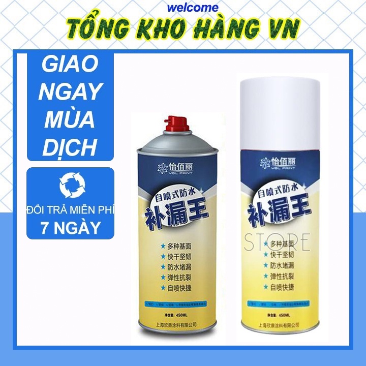 Chai dung dịch xịt chống dột - chống thấm nước - Bình xịt chống thấm, dột cực kỳ hiệu quả