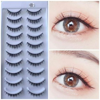Mi giả Tự Nhiên 3D, Lông Mi Chồn Tái Sử Dụng Nhiều Lần Dễ Gắn Chuyên Dùng Cho Makeup 10 Cặp