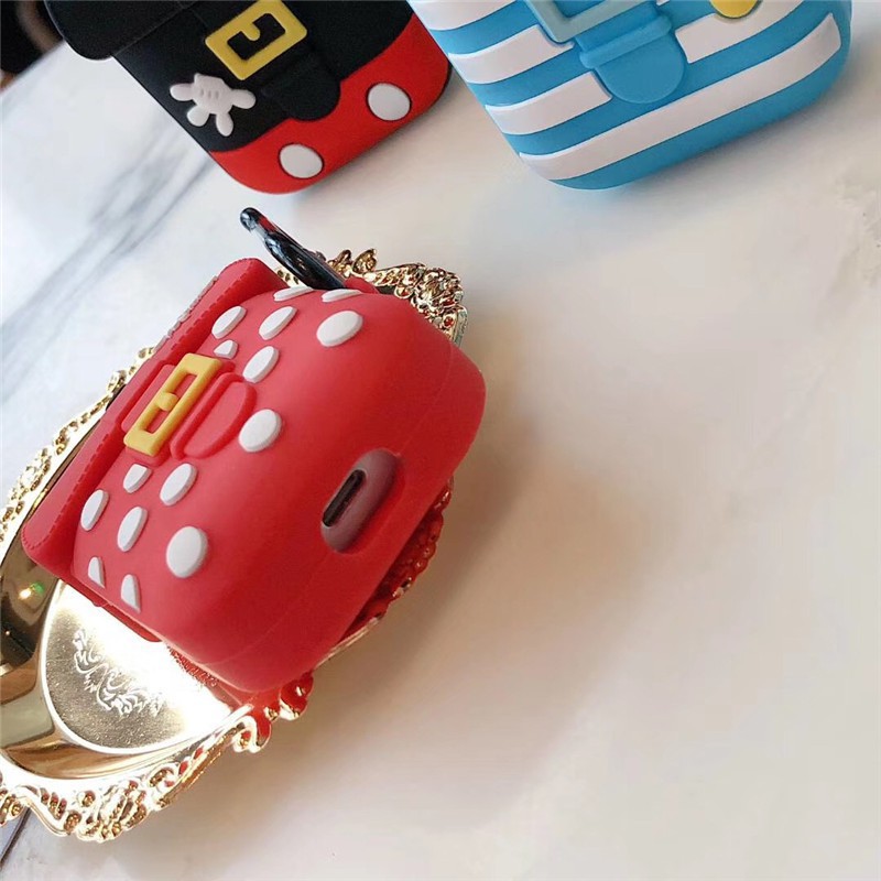 Apple AirPods case Shockproof CUTE Disney Minnie Mickey Donald Duck bag airpods gen 1 2 wireless Bluetooth Earphone Protective Cover
