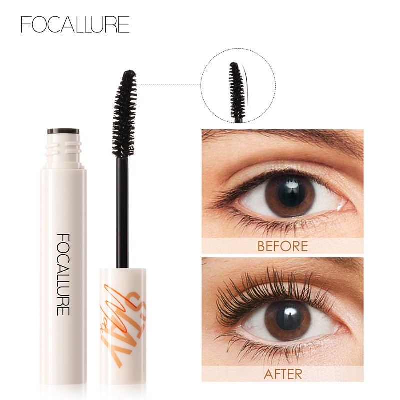 Focallure 1 Mascara Uốn Cong Làm Dày Và Dài Mi Chống Thấm Nước Lâu Trôi