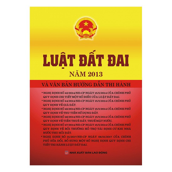 [ Sách ] Luật Đất Đai Năm 2013 Và Văn Bản Hướng Dẫn Thi Hành