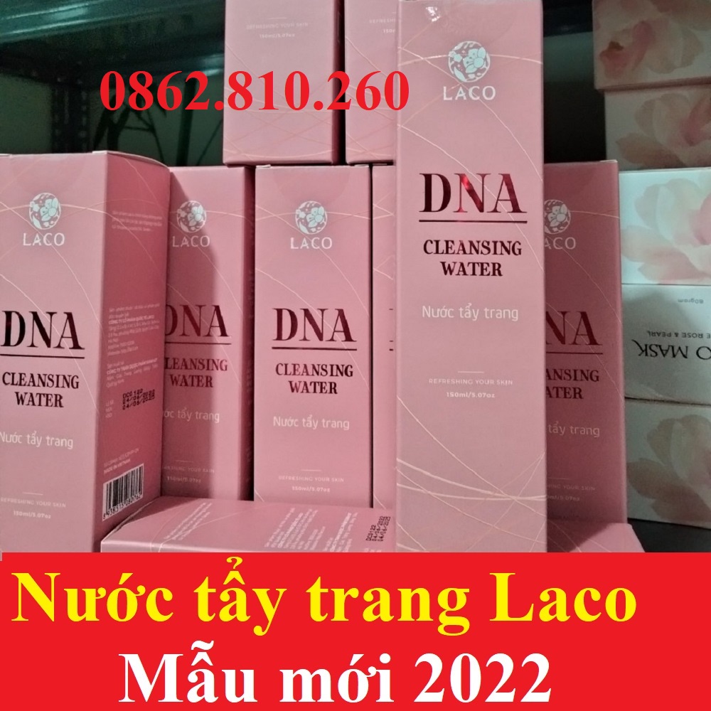 NƯỚC TẨY TRANG DNA MAROSA CLEANSING WATER LACO, dùng cho mọi loại da làm sạch sâu, dưỡng ẩm giúp da sáng trắng(LOẠI MỚI)