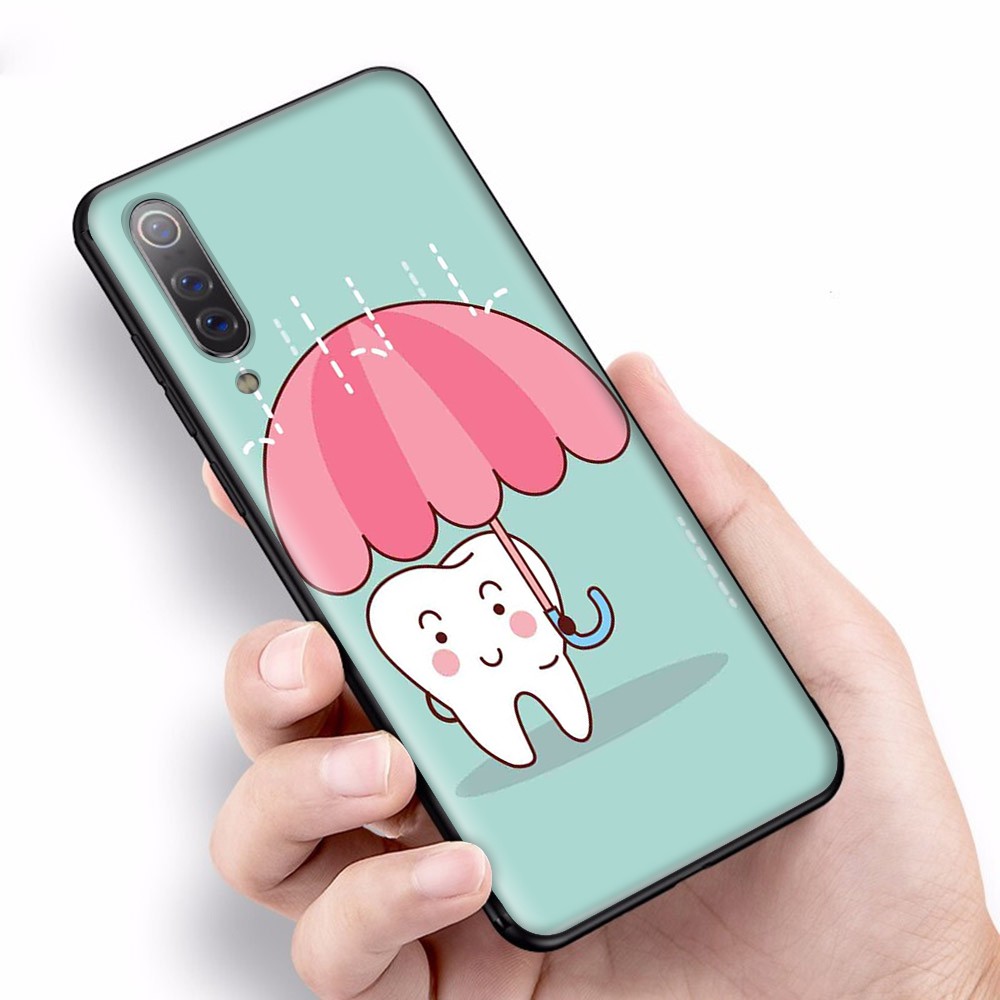 Ốp Lưng Silicone In Hình Bàn Chải Đánh Răng H-41 Cho Iphone 11 12 Mini Pro Xr Xs Max