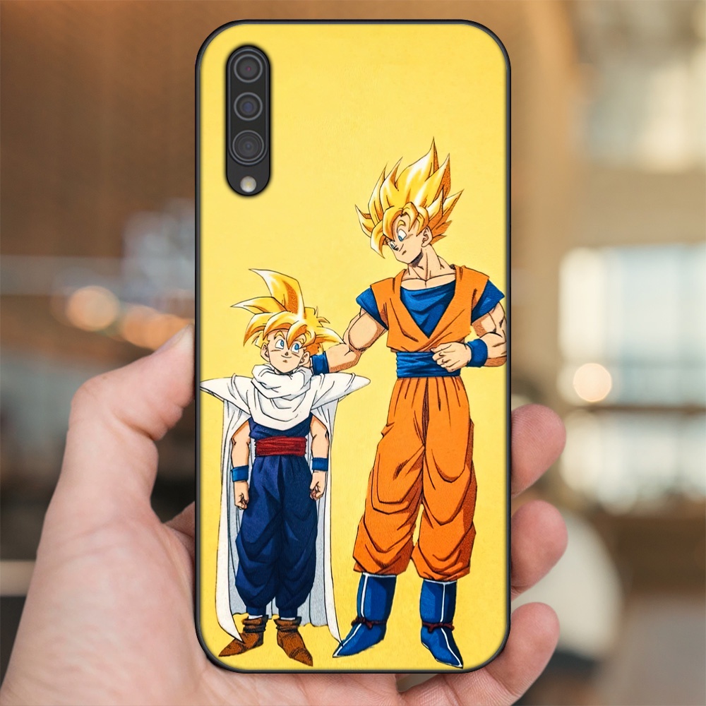 Ốp lưng Samsung A30S, A50, A50S, A70, A70S viền đen in hình Gohan Dragon Ball