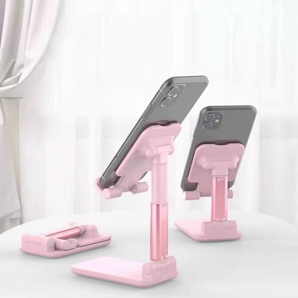Giá đỡ điện thoại, máy tính bảng, kệ dựng điện thoại để bàn thiết kế có thể gập gọn,điều chỉnh độ cao- PHỤ KIỆN TOÀN CẦU