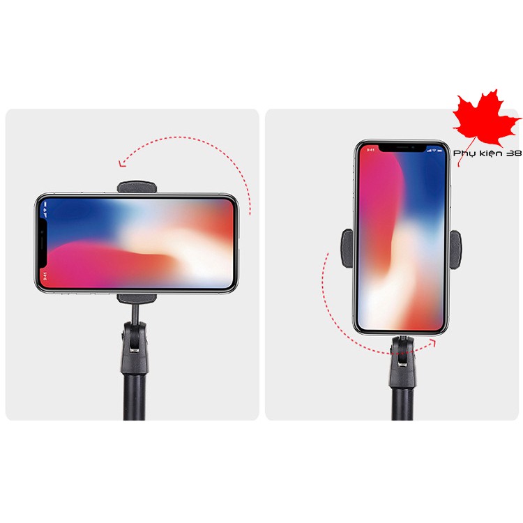 Giá Đỡ Điện Thoại 360 độ cây Live Stream LiveStream để bàn có thể điều chỉnh chiều cao 24-34 Cm và 2.1m | BigBuy360 - bigbuy360.vn