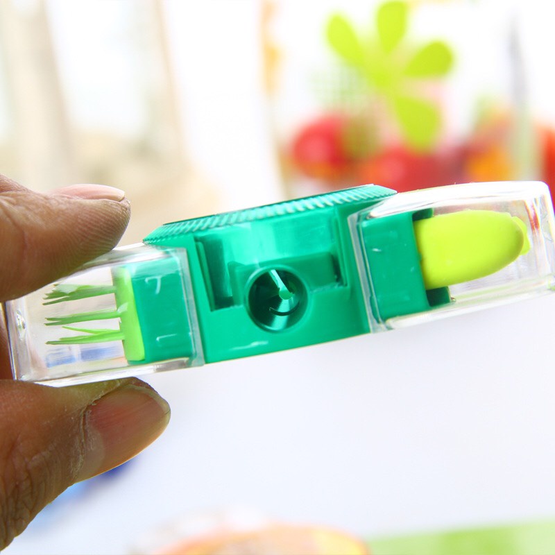 Gọt Bút Chì VPPT&amp;T Hình Đồng Hồ Kèm Tẩy Và Chổi DH0191