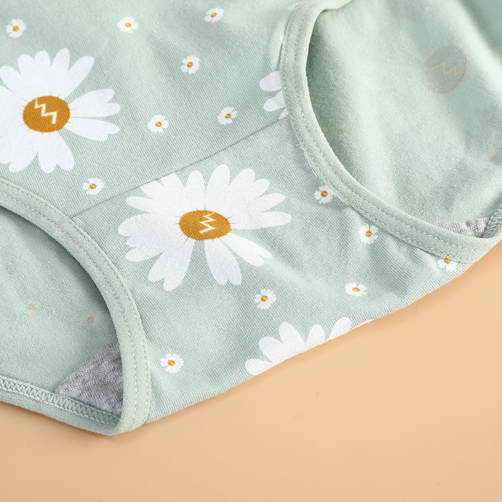 Quần Lót Aijolen Bằng Cotton Lưng Cao In Họa Tiết Độc Đáo Dành Cho Nữ
