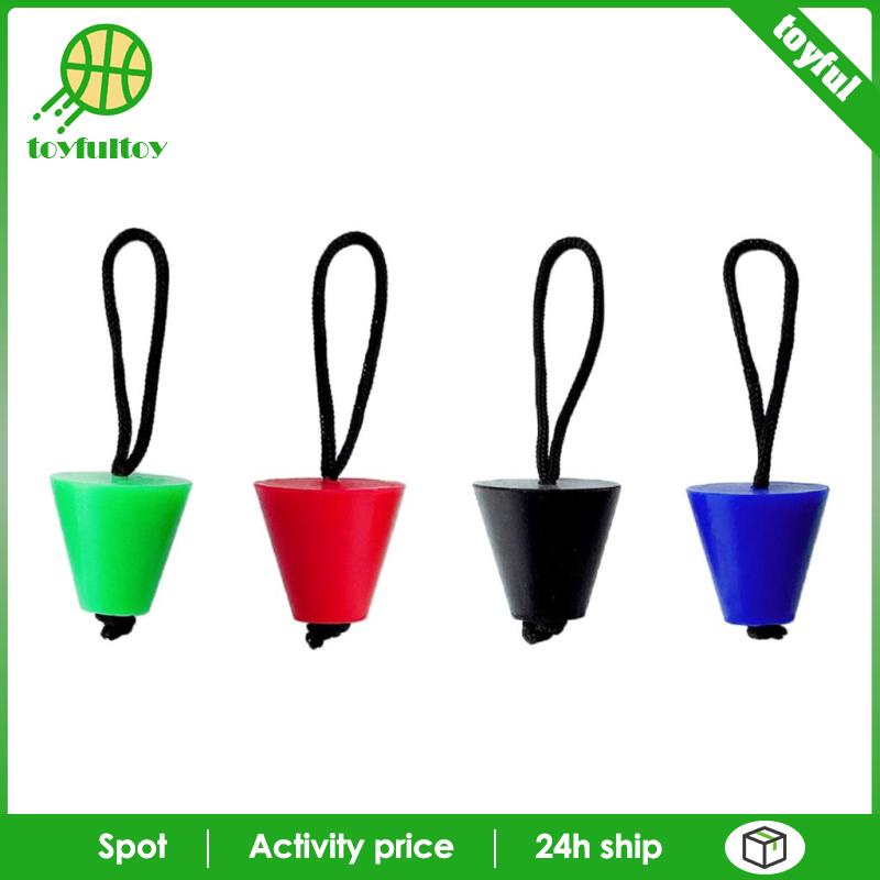 Nút chặn lỗ thoát nước bằng cao su màu đen kèm dây thừng cho thuyền Kayak