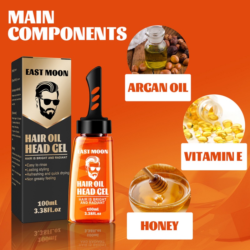 Sáp Vuốt Tóc 2 Trong 1 Nhanh Khô Lâu Trôi Không Bóng Nhờn Dưỡng Ẩm Tạo Kiểu Tóc Cho Nam