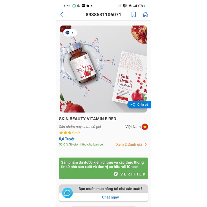 Viên Uống SKIN BEAUTY VITAMIN E - giúp chống lão hóa , làm đẹp da.(Hộp 30 viên ) | BigBuy360 - bigbuy360.vn