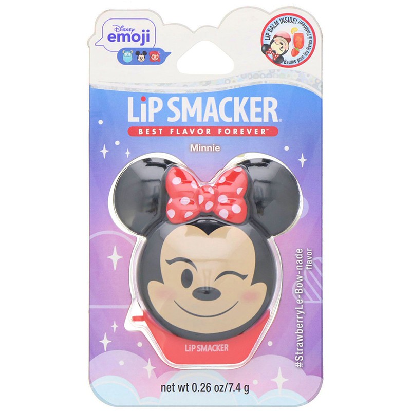 Son Dưỡng Lip Smacker Disney Tsum Tsum - Minnie Emoji Lip Balm – Son dưỡng Minnie nháy mắt