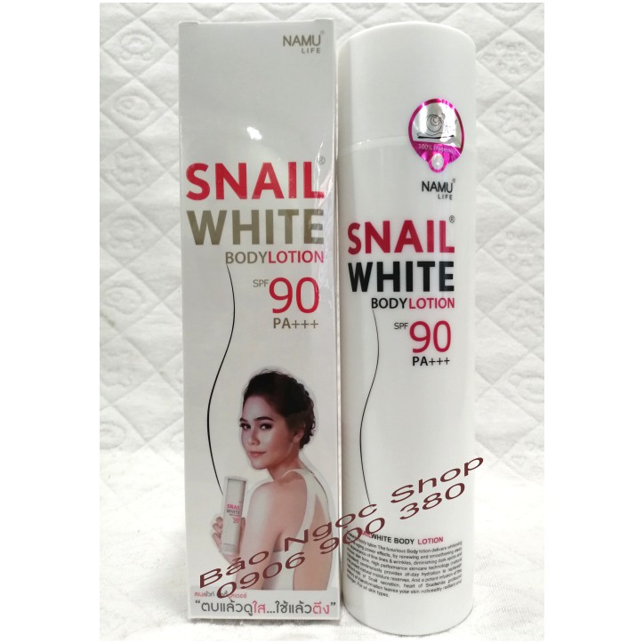 Sale Kem Dưỡng Trắng Da Toàn Thân Chiết Xuất Ốc Sên - SPF 90+++ - Thái Lan