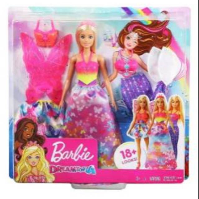 Búp Bê Barbie Dreamtopia Playset 3 Trong 1 100% Chính Hãng