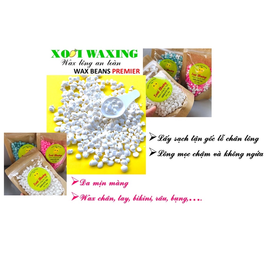 Sáp wax lông cao cấp siêu bám  Sáp dừa sữa coconut & trong suốt starsoft