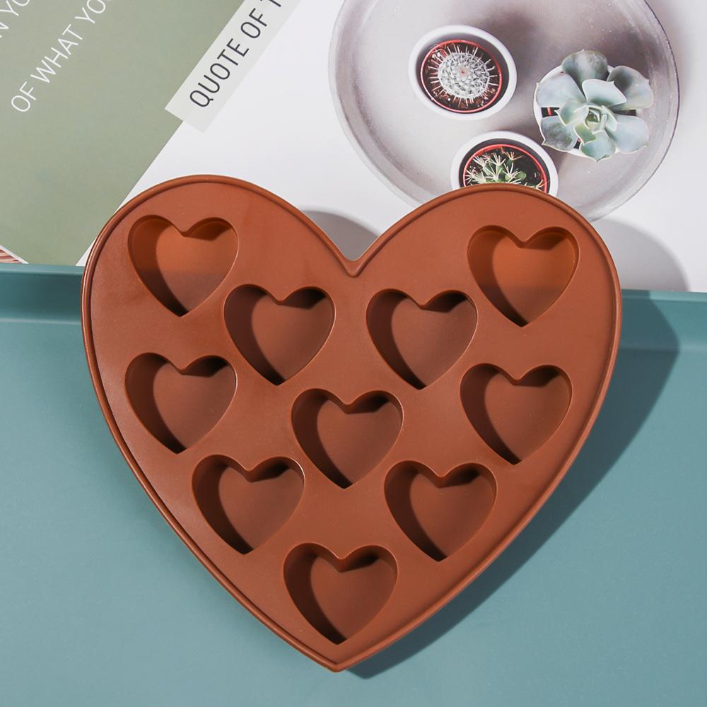 Khuôn Làm Bánh Chất Liệu Silicone Tự Làm Hình Trái Tim