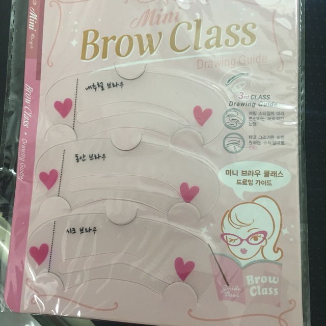 Khung kẻ mày 3 kiểu Brow Class nhỏ gọn, tiện ích NPP Shoptido | BigBuy360 - bigbuy360.vn