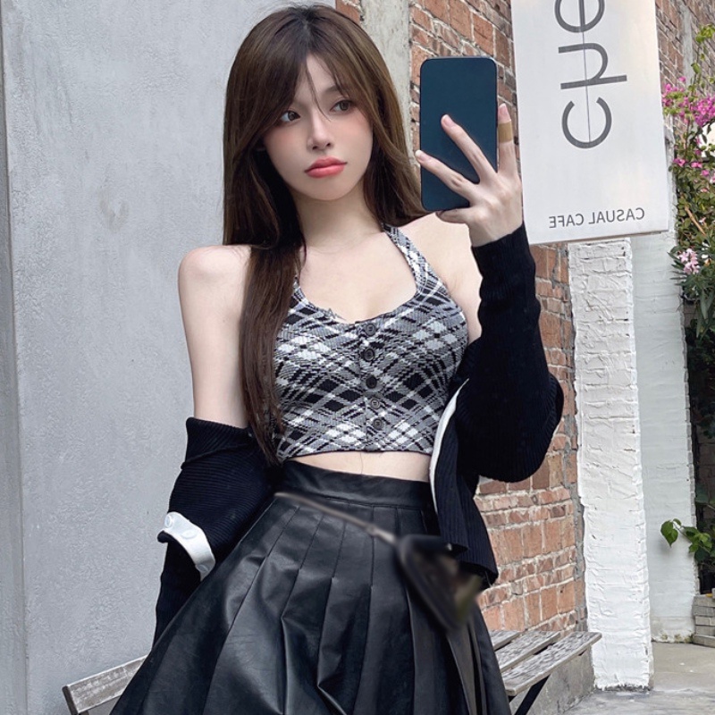 Áo hai dây dáng ôm quyến rũ thời trang hàn quốc cho nữ | BigBuy360 - bigbuy360.vn