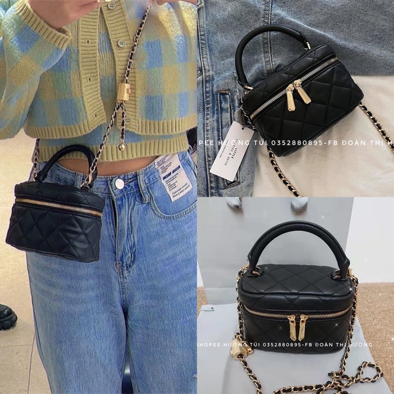 Túi cốp Chữ C 82 mini size 15 loại đẹp có hộp