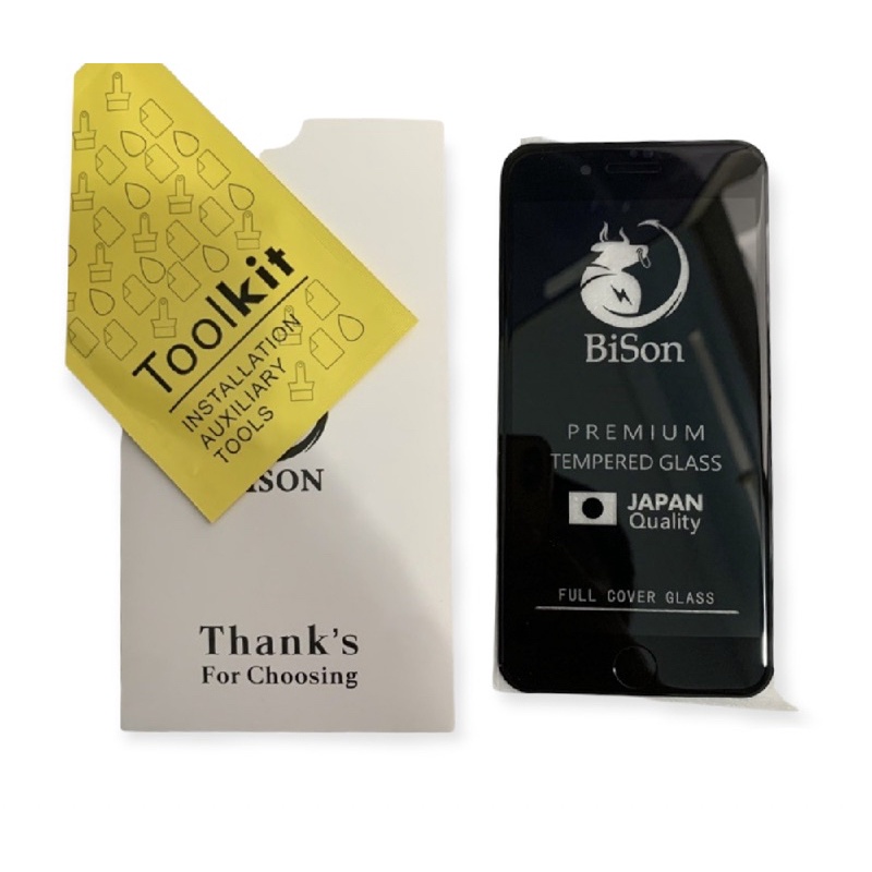 Cường Lực iPhone BISON Chính Hãng FULL Màn IP 6/ 7/ 8/ X/ Xs max/ 11/ 12/13/14Promax