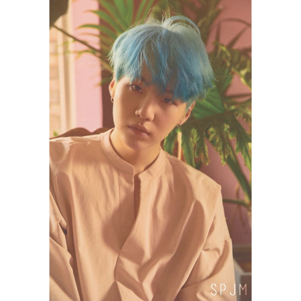 Tấm Poster cao cấp 260gsm in hình SUGA thành viên BTS kpop A4 ảnh đẹp nhiều mẫu idol thần tượng