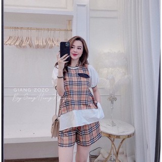 ❤️FREESHIP❤️ ĐỒ BỘ B.B.R PHỐI SỌC VUÔNG