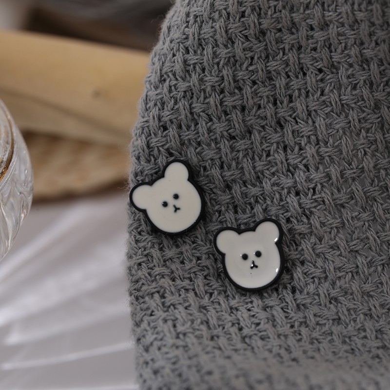 Khuyên Tai Hình Chú Gấu Xinh Xắn Đáng Yêu Phong Cách Hàn Quốc C16