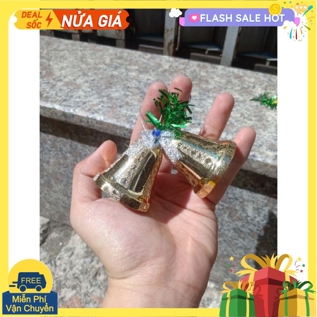 combo 2 chuông trang trí noel nhiều màu được chọn